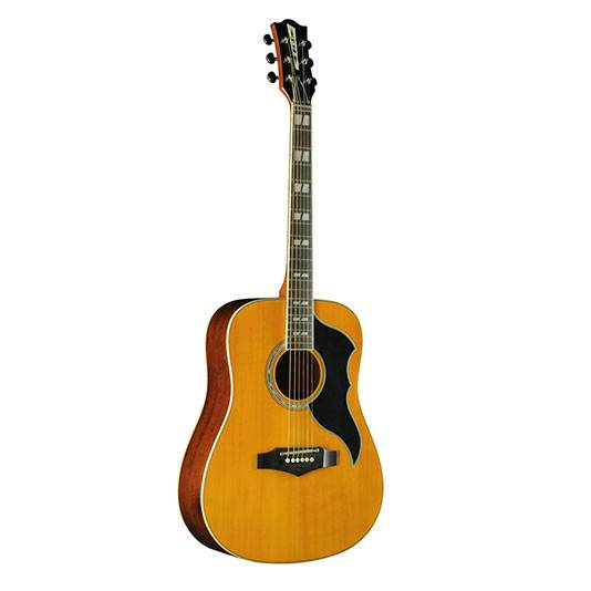 Guitarra Acustica - Eko - Folk Tipo Vintage - Eq Fishman - 2 Bandas - Natural - Ranger6Vieq