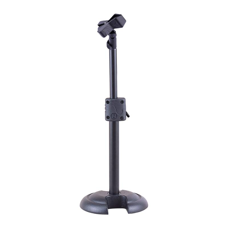 Soporte - Hercules - Para Microfono - De Mesa - Recto - Base Redonda - Altura Maxima 44.5 Cm - Ms100B