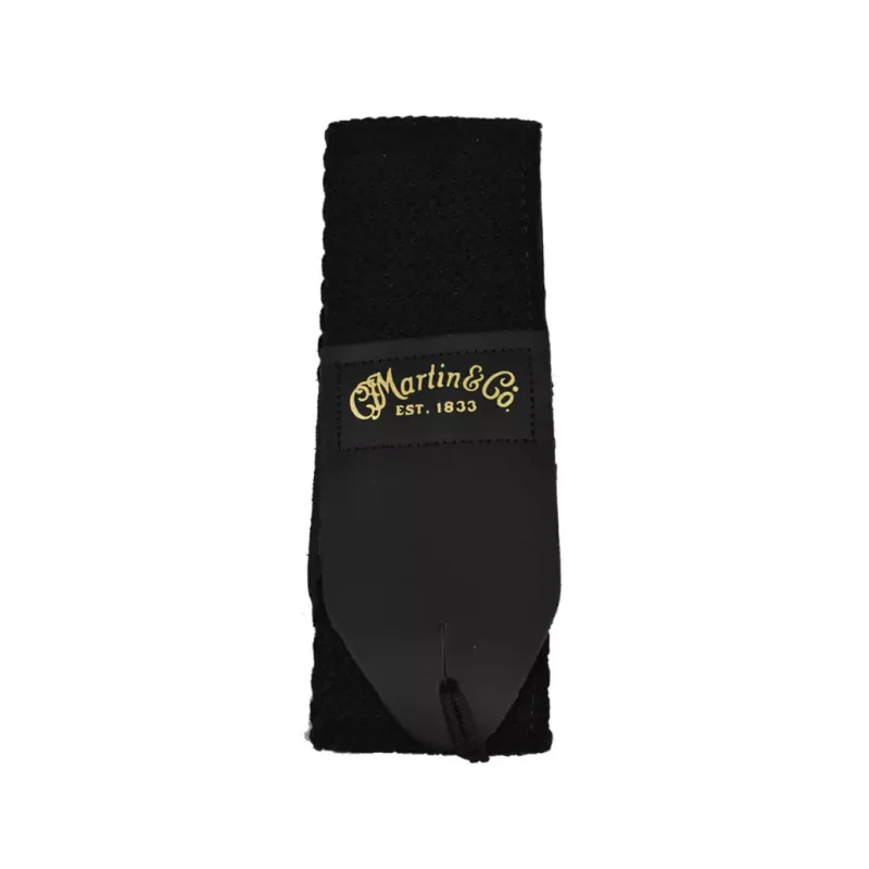 Correa - Martin & Co - Negra - 100% Algodon - Punteras De Cuero - Logo Martin & Co - 43Sc-Bk