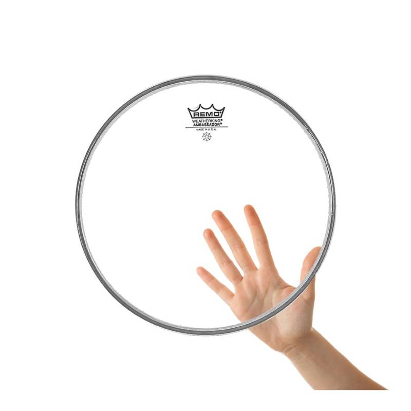 Parche 13 - Remo - Ambassador Clear - Transparente - 1 Capa - Para Tom O Tambor - Ba031300