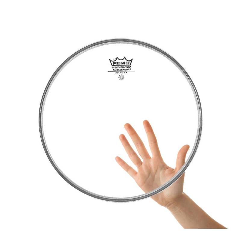 Parche 14 - Remo - Ambassador Clear - Transparente - 1 Capa - Para Tom O Tambor - Ba031400