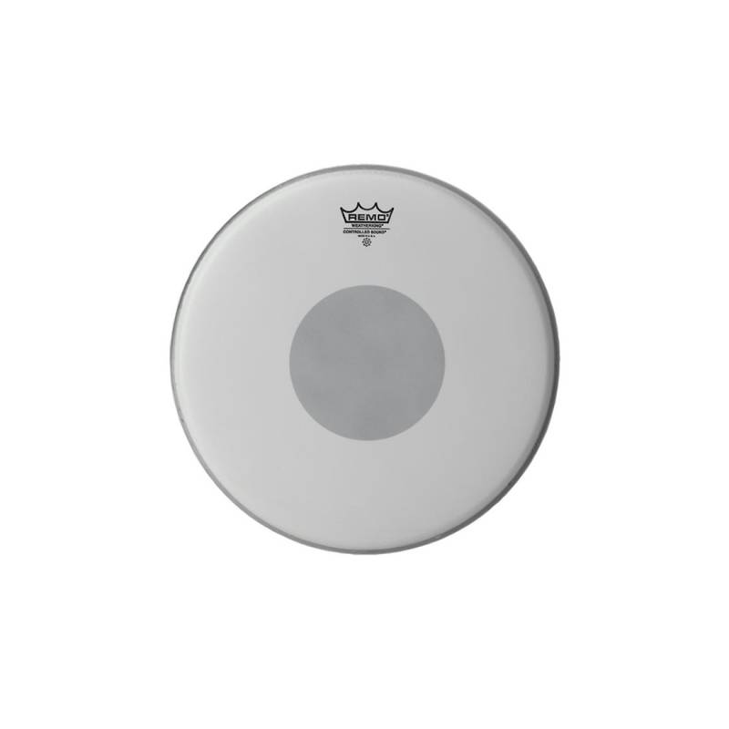 Parche 12 - Remo - Controlled Sound - Arenado - 1 Capa - Refuerzo Central - Para Tom O Tambor - Cs-0112-10
