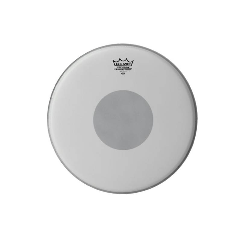 Parche 14 - Remo - Controlled Sound - Arenado - 1 Capa - 10-Mil - Refuerzo Central - Para Tom O Tambor - Cs-0114-10