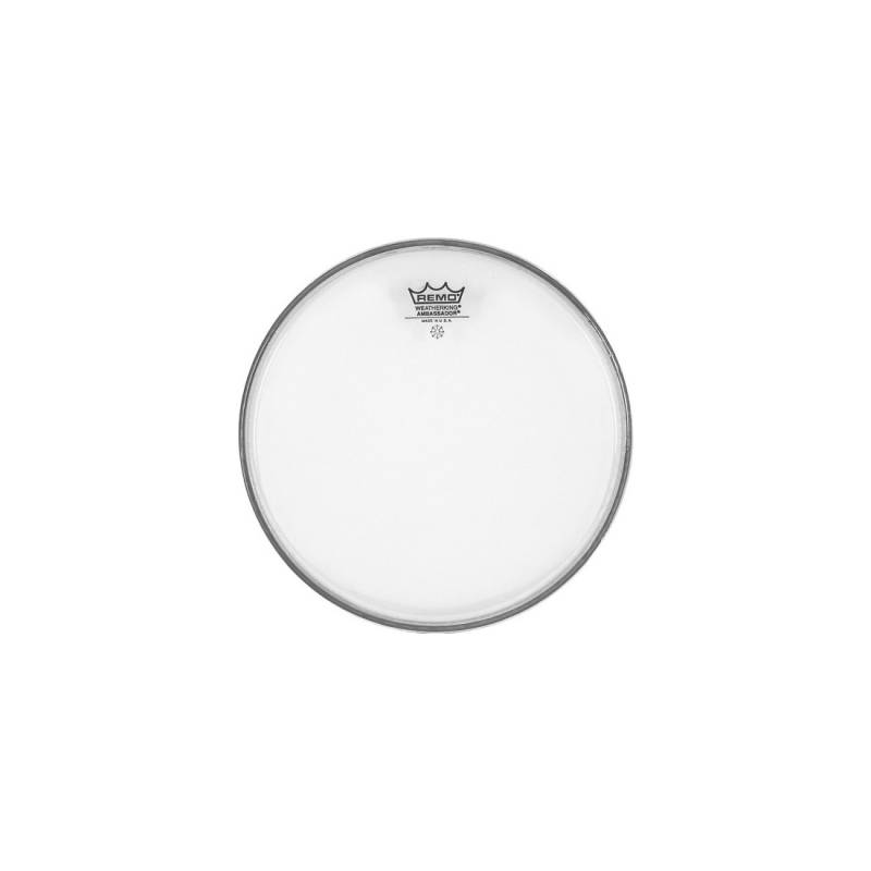 Parche 14 - Remo - Ambassador Hazy - Transparente - 1 Capa - 3-Mil - Bordonero - Sa011400