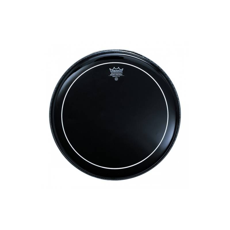 Parche 13 - Remo - Ebony Pinstripe - Negro - 2 Capas - 2 X 10-Mil - Reduccion De Armonico - Para Tom - Es-0613-Ps