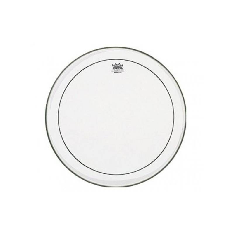 Parche 20 - Remo - Pinstripe - Transparente - 2 Capas - 2 X 10-Mil - Reduccion De Armonico - Para Bombo - Ps132000