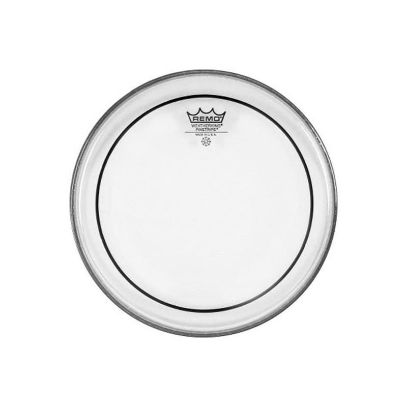 Parche 18 - Remo Asia - Pinstripe Clear - Transparente - 2 Capas - 2 X 10-Mil - Reduccion De Armonico - Para Tom - En-0318-Ps