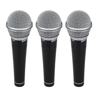 Microfono - Samson - Dinamico - Estuche Plastico - Pack X 3 - R21  