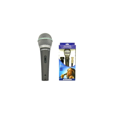 Microfono - Samson - Dinamico - Supercardioide - Profesional Met - Con Corte - Con Cable Xlr/Xlr - Pipeta - Q-6  