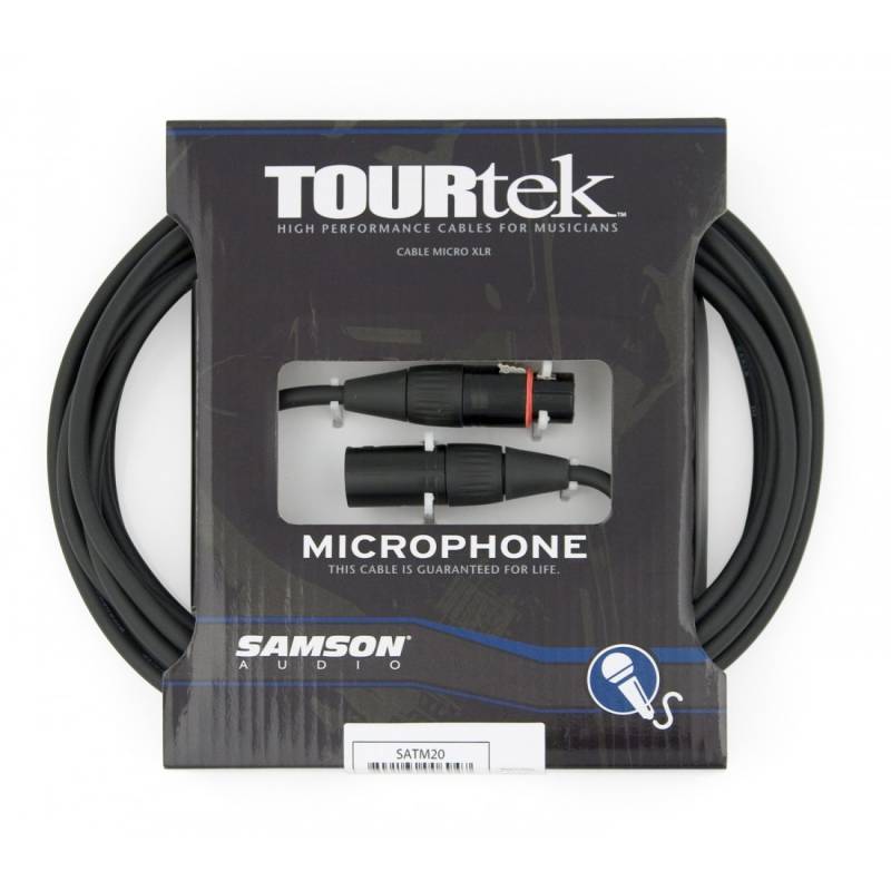 Cable - Samson - Para Microfono - Tourtek - 20 - 6,60 Mts - Xlr-Xlr - Tm20