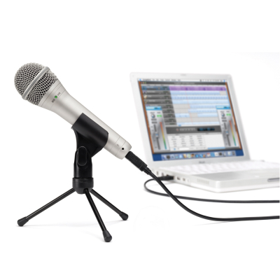 Microfono - Samson - Dinamico - Usb - Para Recording - Con Switch Cakewalck - Con Sopapa Para Mesa - Cable Usb - Q-1U  