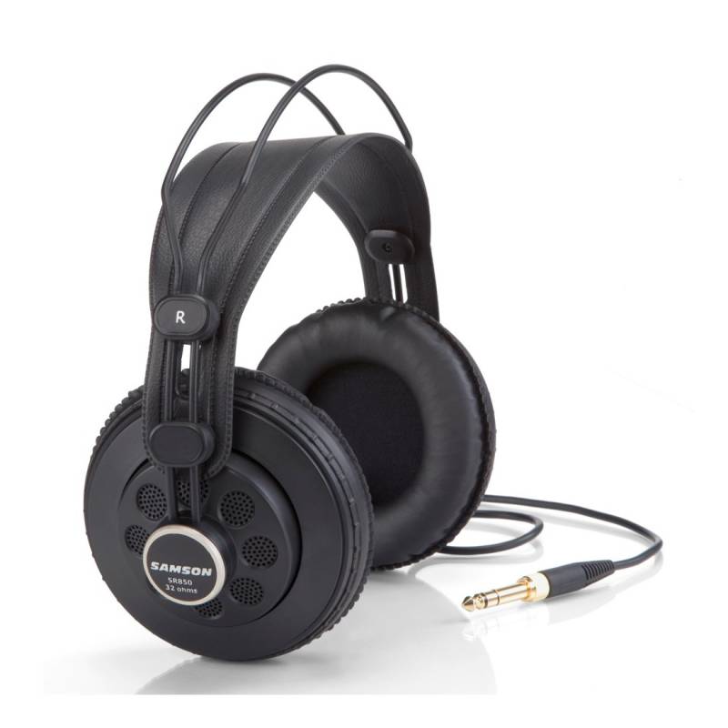 Auricular De Estudio - Samson - Semi-Abierto - Negro - Sr850C