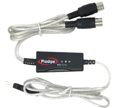 Cable - Prodipe - Midi-Usb - Soft Virtual Expander - 16 Canales - Midi In/Out - Midi 1I-1O  