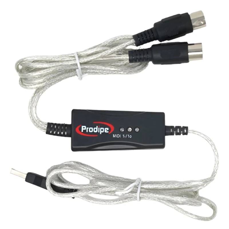 Cable - Prodipe - Midi-Usb - Soft Virtual Expander - 16 Canales - Midi In/Out - Midi 1I-1O