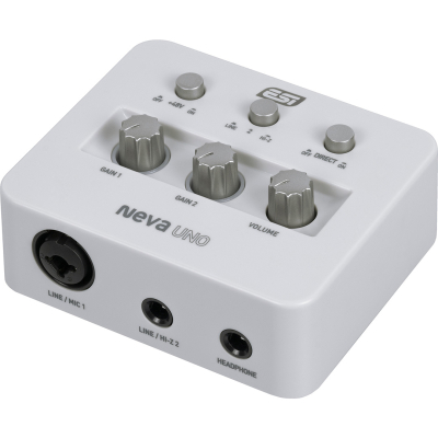Placa De Audio - Esi - 2 Input/2 Output - Usb 2.0 - 24Bit/96Khz - 48V - Phantom - Usb - Inputs Mic - Guitarra - Linea - Nevauno  