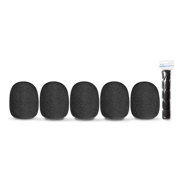Rompevientos - Stagg - Para Microfonos - 5 Unidades - Negro - Sws35