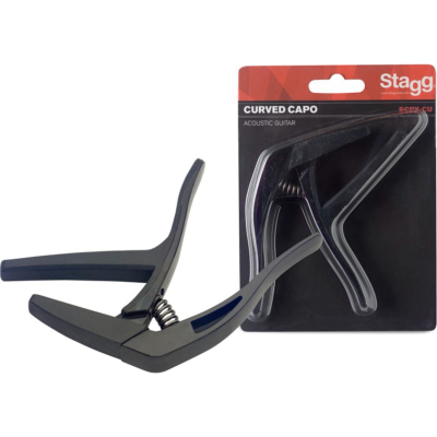 Capodastro - Stagg - Pinza - Para Guitarra Acustica/Electrica - Color Negro - Scpxcubk  