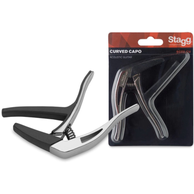 Capodastro - Stagg - Pinza - Para Guitarra Acustica/Electrica - Color Cromado - Scpxcucr  