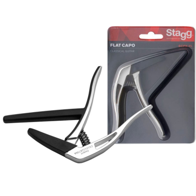 Capodastro - Stagg - Pinza - Para Guitarra Criolla - Color Cromado - Scpxflcr  