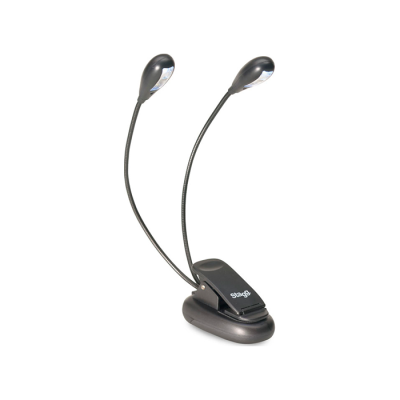 Luz De Atril - Stagg - Dos Brazos - Cuatro Leds - Musled4  