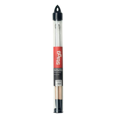 Escobilla - Stagg - Metal - Telescopica - Agarre De Madera - Con Estuche - Sbru20Wm  