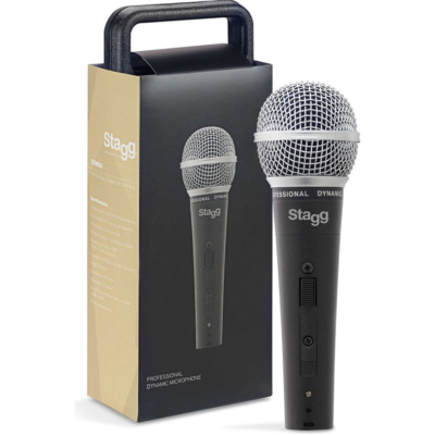 Microfono - Stagg - Dinamico - Cardioide - Con Cable 5Mts - Estuche - Sdm50  
