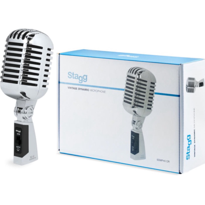 Microfono - Stagg - Dinamico - Cardioide - Vintage - Sdmp40Cr  