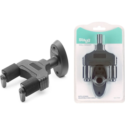 Soporte - Stagg - Autolock - Para Guitarra - De Pared - Con Traba - Guhtrap  