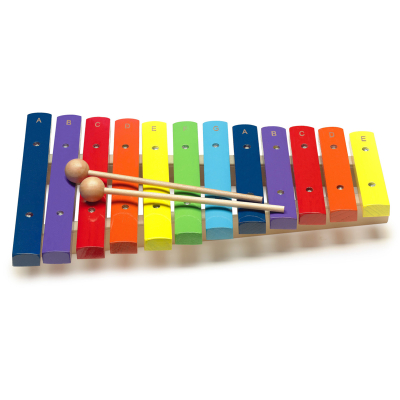 Xilofon - Stagg - De Madera - 12 Notas De Colores - Con Golpeador - Xyloj12  