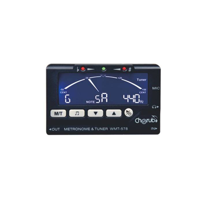Metronomo - Cherub - 3 En 1 - Afinador Cromatico - Wmt578