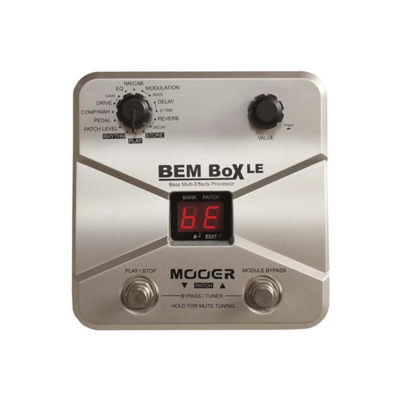 Pedalera - Mooer - Bajo - Con Pedal De Expresion - Bem Box Le  