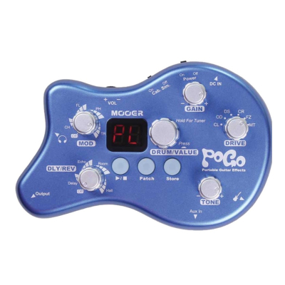 Pedalera - Mooer - 5 Modulos - 15 Efectos - Pogo  