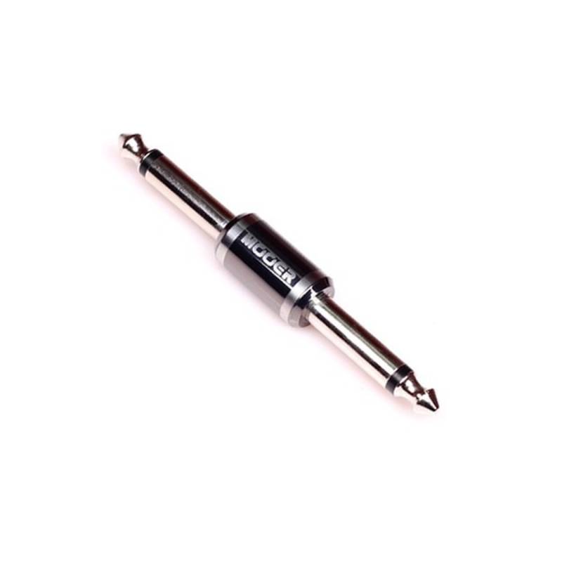 Conector - Mooer - Para Interconexion De Pedales - 2 Plug Metalicos - En Forma Recta - Plugs Enfrentados - Pc-S