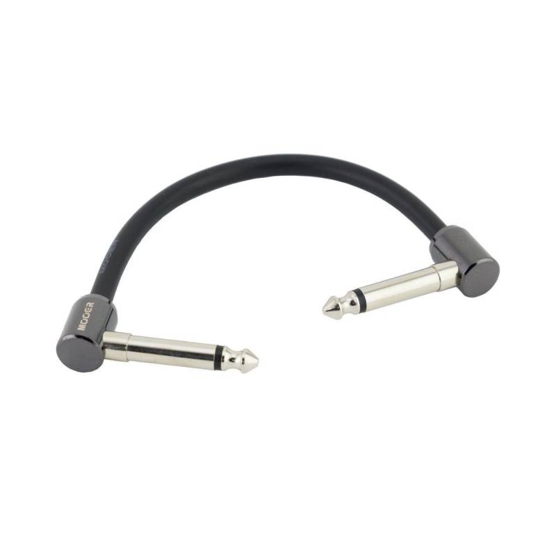 Cable - Mooer - Para Interconexion De Pedales - 15 Cm - 2 Plug Metalicos - En Angulo - Fc-6