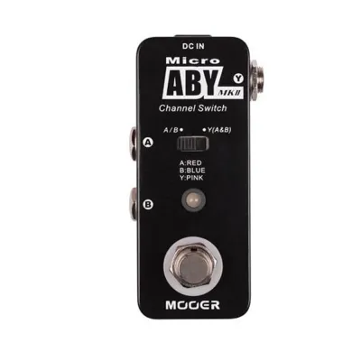 Pedal - Mooer - Cambio Canal - Micro Aby Mkii  