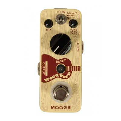 Pedal - Mooer - Para Acustica - Digital Reverb - Woodverb  
