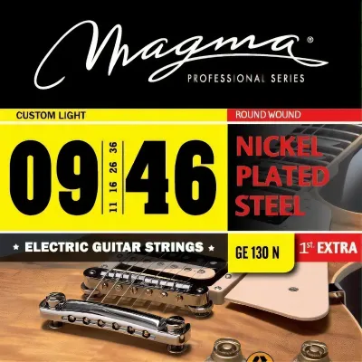 Encordado - Magma - Guitarra Electrica - Custom Light - 009-046 - Ge130N  