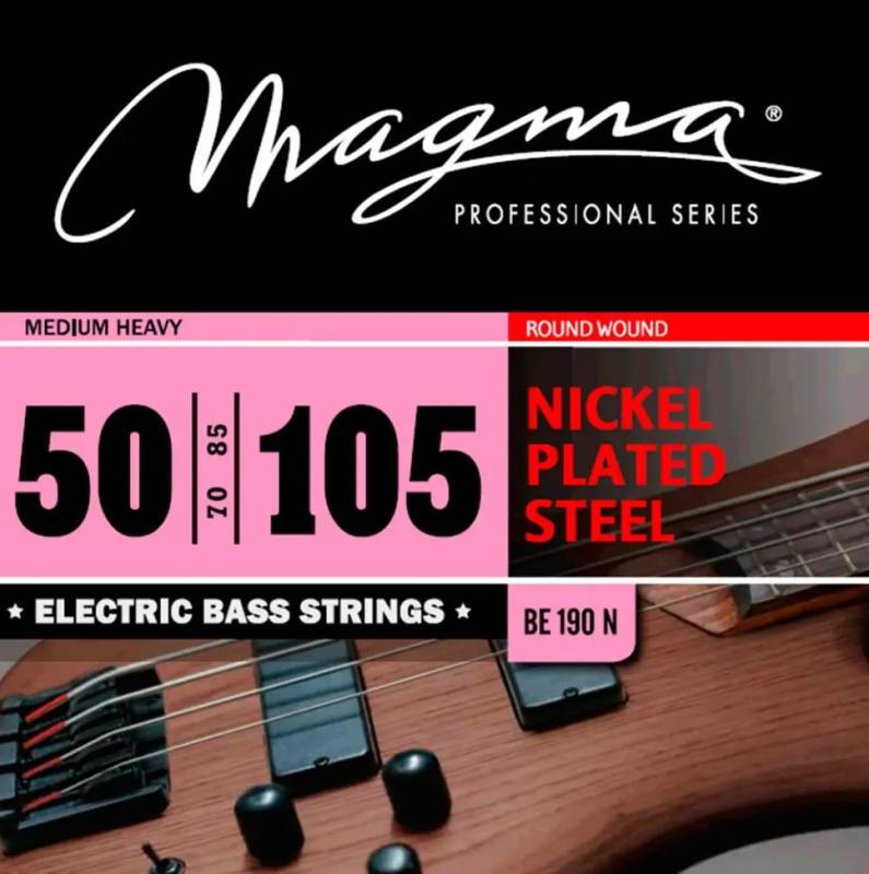 Encordado - Magma - Bajo Electrico - Medium - Heavy - 050-105 - Be190N