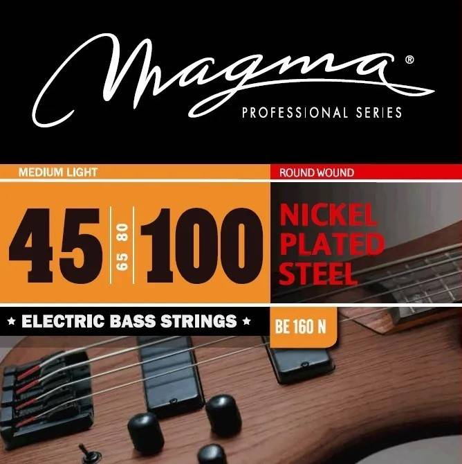 Encordado - Magma - Bajo Electrico - Medium - Light - 045-100 - Be160N