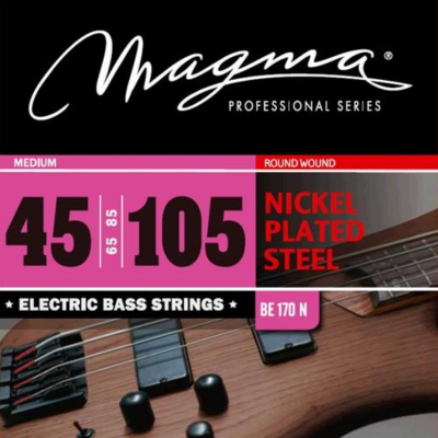 Encordado - Magma - Bajo Electrico - Medium - Escala Larga - 045-105 - Be170N  