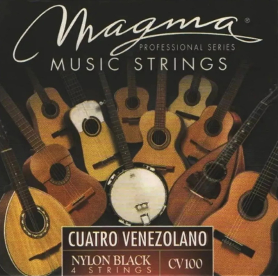 Encordado - Magma - Cuatro Venezolano - Black - Nylon - Cv100  
