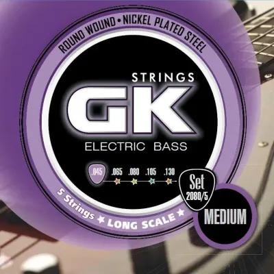 Encordado - Gk - Bajo Electrico - 045-130 - 5 Cuerdas - Medium - 2080-5  