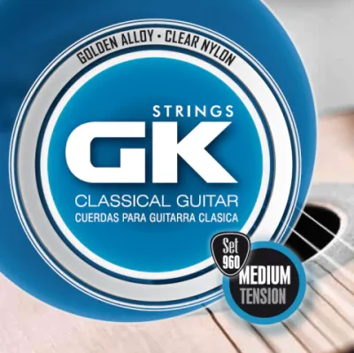 Encordado - Gk - Guitarra Criolla - Dorado - Tension Media - 960  