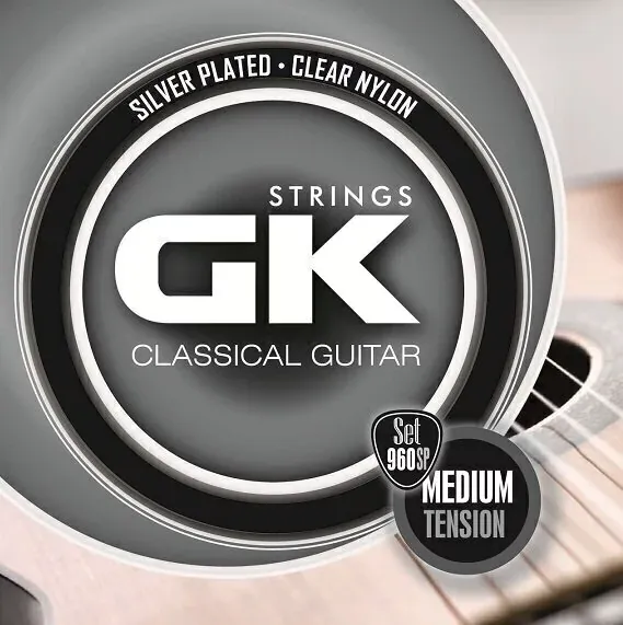 Encordado - Gk - Guitarra Criolla - Plateado - Tension Media - 960Sp