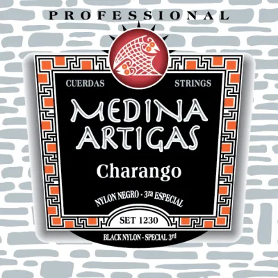 Encordado - Medina Artigas - Charango - Black - Nylon - 3Ra Special - 1230  