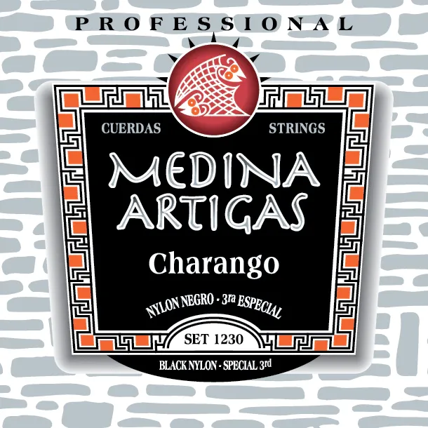 Encordado - Medina Artigas - Charango - Black - Nylon - 3Ra Special - 1230
