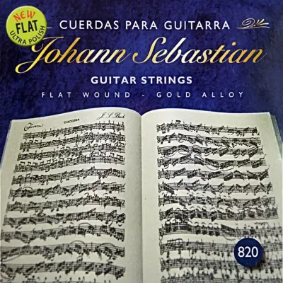 Encordado - Medina Artigas - Guitarra Criolla - Sobre Azul - Flat - Johann Sebastian - 820  