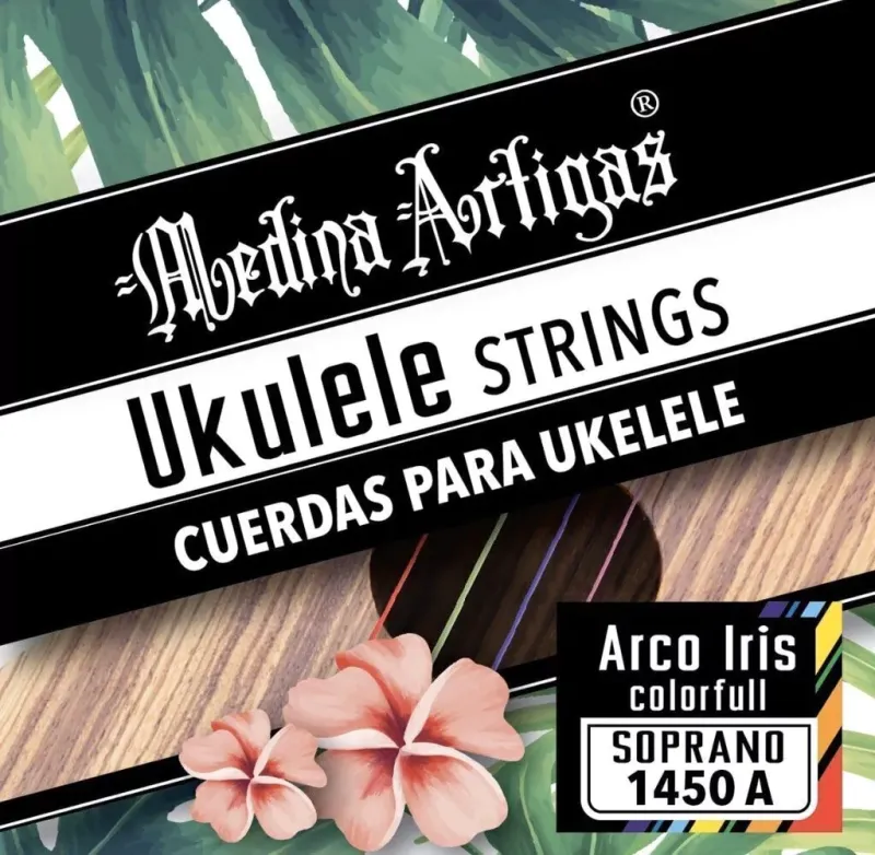 Encordado - Medina Artigas - Ukelele Soprano - Arco Iris - Colorful - 1450A