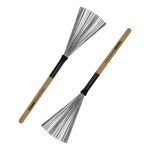 Escobillas - Liverpool - Metal - Mango Madera - Medium - 34.5Cm - Va 186  