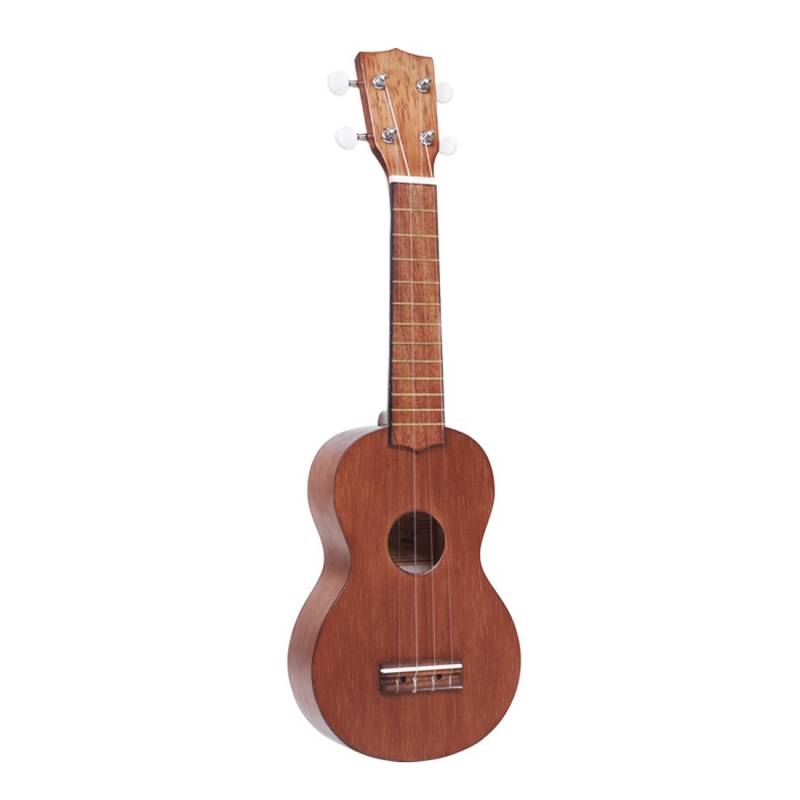 Ukelele - Mahalo - Soprano - Kahiko - Sengon - Diapason Caoba - Puente Caoba - Funda - Marron Oscuro Transparente - Mk1Tbr